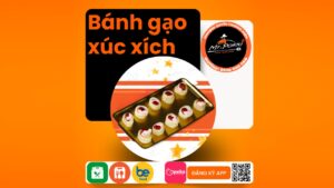 Bánh gạo xúc xích