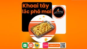 khoai tây lắc phô mai