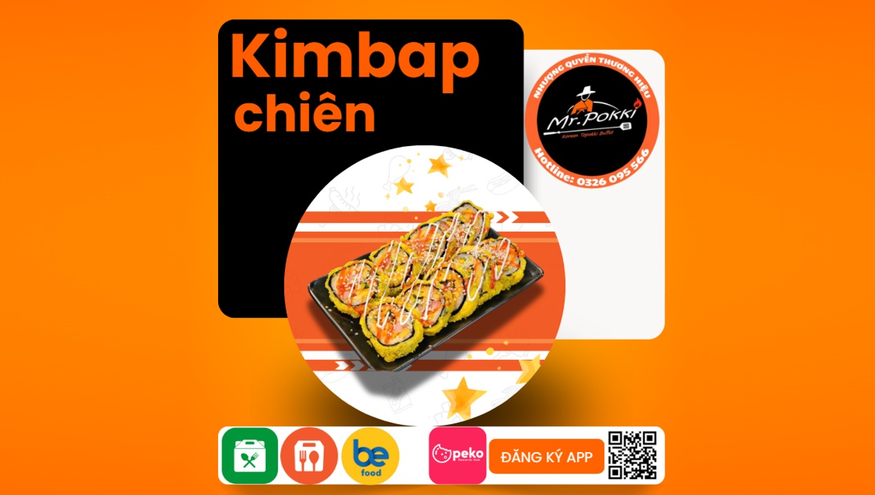 kimbap chiên