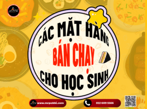 Các mặt hàng bán chạy cho học sinh