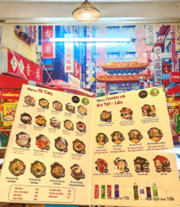 Menu hấp dẫn của Mr. Pokki Thủ Đức