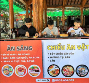 Các món ăn hấp dẫn các bạn trẻ tại Mr.Pokki Quảng Nam