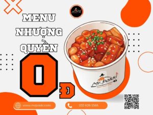 menu nhượng quyền 0 đồng