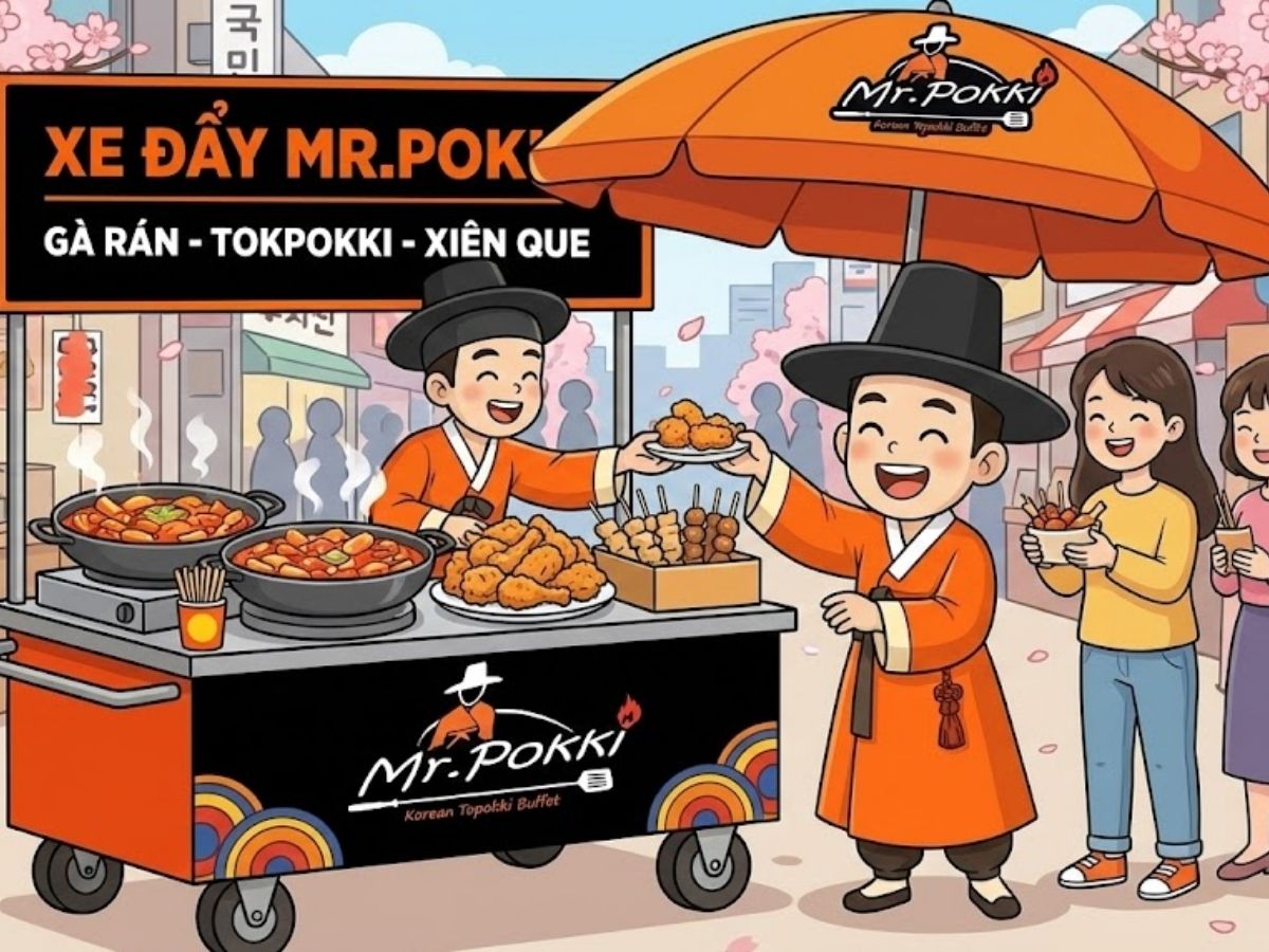 Xe đẩy Mr.Pokki