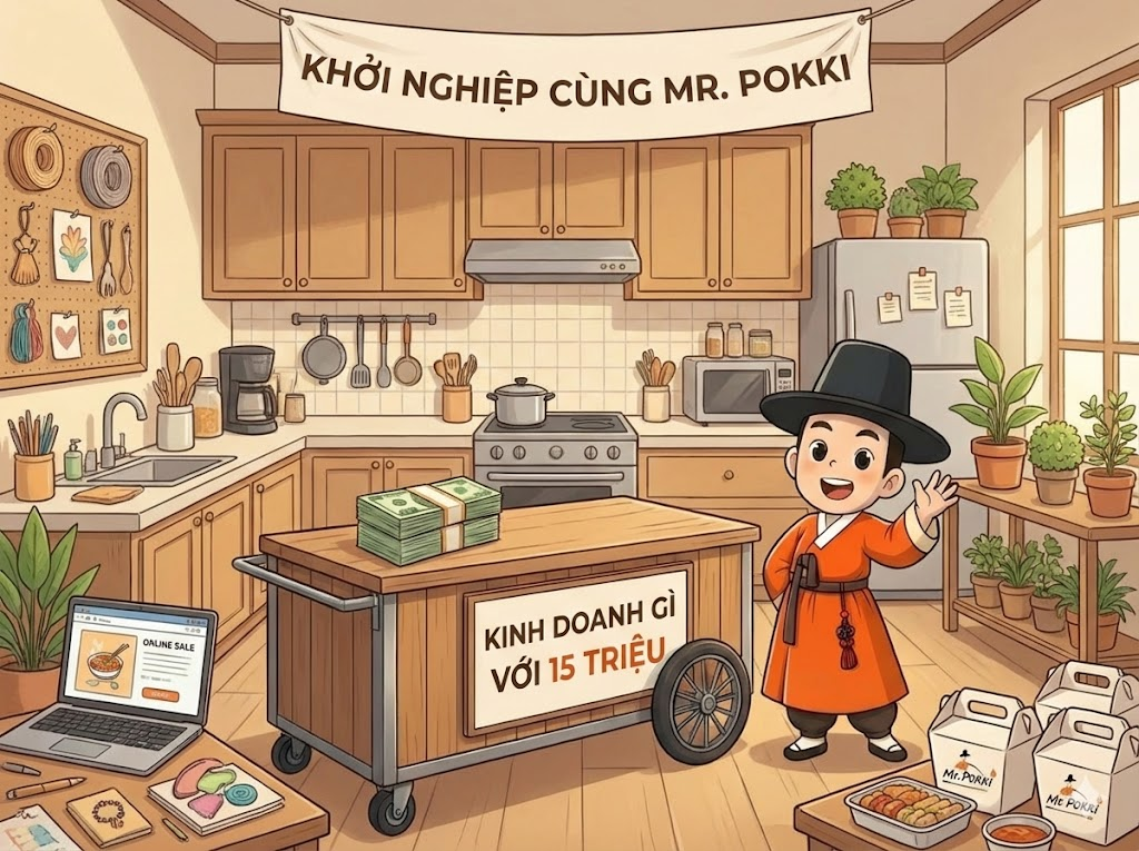 Kinh doanh gì với 15 triệu